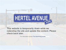 Tablet Screenshot of hertelavenue.com